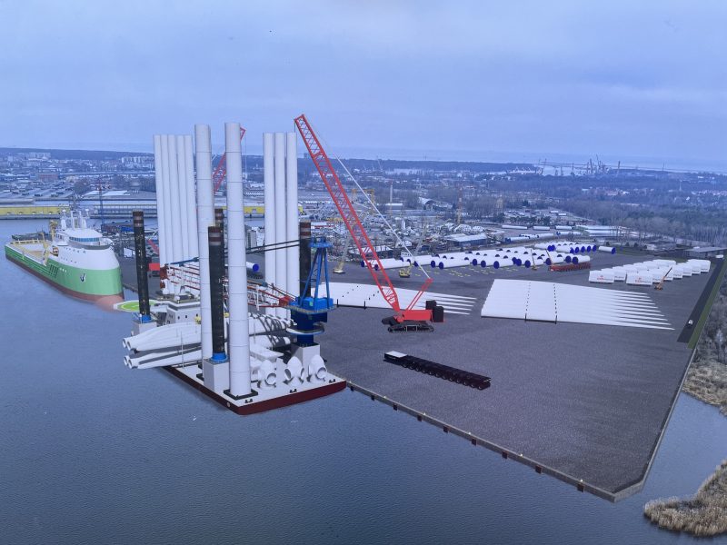 Installation Terminal In Winouj Cie Takes Big Steps Forward Baltic Wind