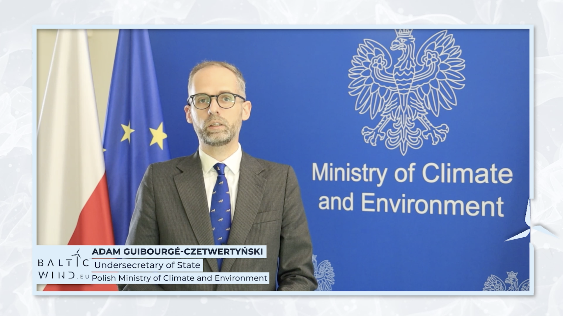 Guibourgé-Czetwertyński, Undersecretary of State Polish Ministry of Climate and Environment