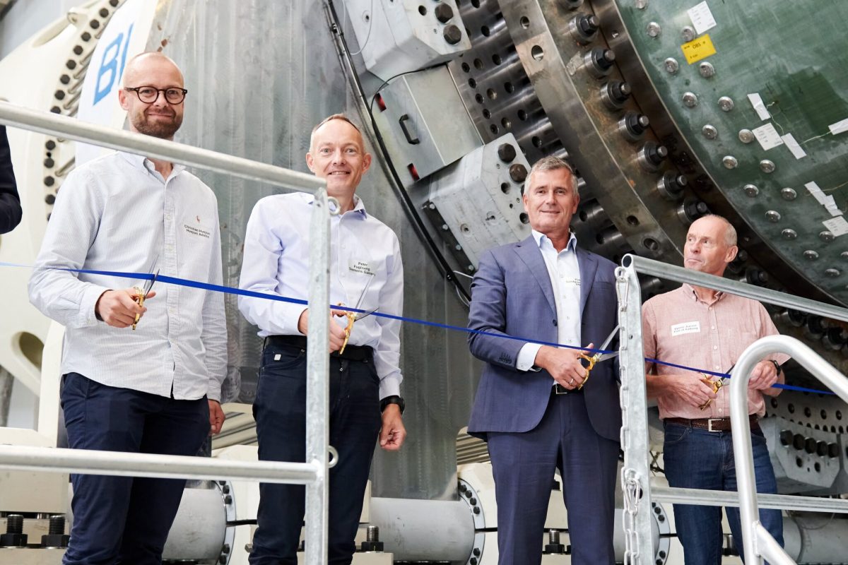Inaugaration Of New Wind Turbine Blade Test Rig - Baltic Wind