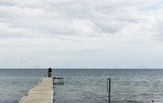 Visualization of the Aflandshage Wind Farm.