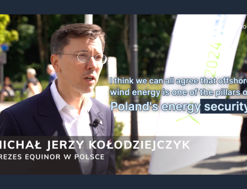 Michał Jerzy Kołodziejczyk EQUINOR: Morska energetyka wiatrowa to jeden z filarów bezpieczeństwa energetycznego Polski