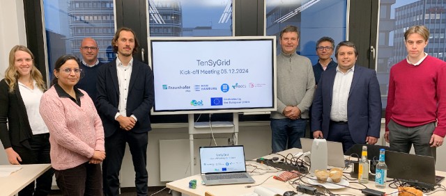 © Fraunhofer IWES; TenSyGrid Consortium at the kick-off meeting in Hamburg in December 2024