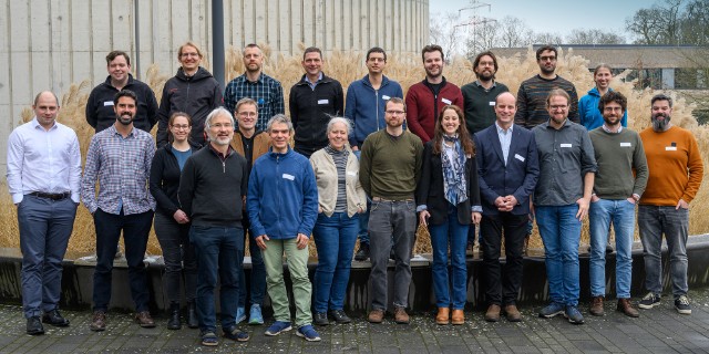 © ForWind - Universität Oldenburg EuroWindWakes project consortium at the kick-off meeting in February 2025. / Source: Fraunhofer Institute for Wind Energy Systems