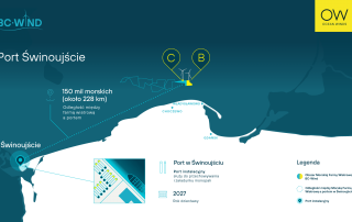 Port instalacyjny w Świnoujściu, grafika: Ocean Winds 