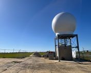 © Fraunhofer IWES/Jan Diettrich
The Dual Doppler Wind Radar measures the wind speed near Krummendeich in the district of Stade