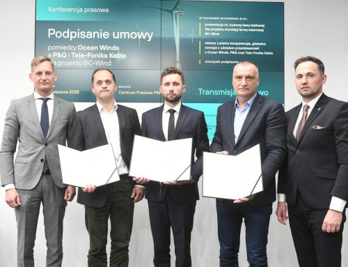 Ocean Winds podpisuje umowę z P&Q oraz Tele-Fonika Kable dla projektu BC-Wind