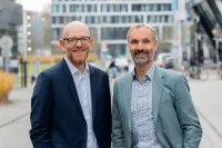 Matthias Brandt (right) hands over the management board of Deutsche Windtechnik to Ronny Meyer at the turn of the year. (Source: Deutsche Windtechnik)