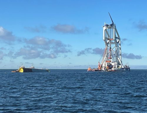 Zakończono montaż monopali w morskiej farmie wiatrowej Windanker w Niemczech