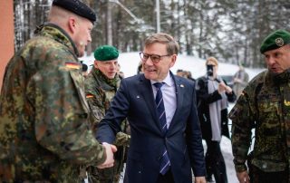 Foreign Minister Wadephul travelled to Lithuania on 5 January. Read on to find out how we are jointly protecting Europe and doing our utmost to support Ukraine.