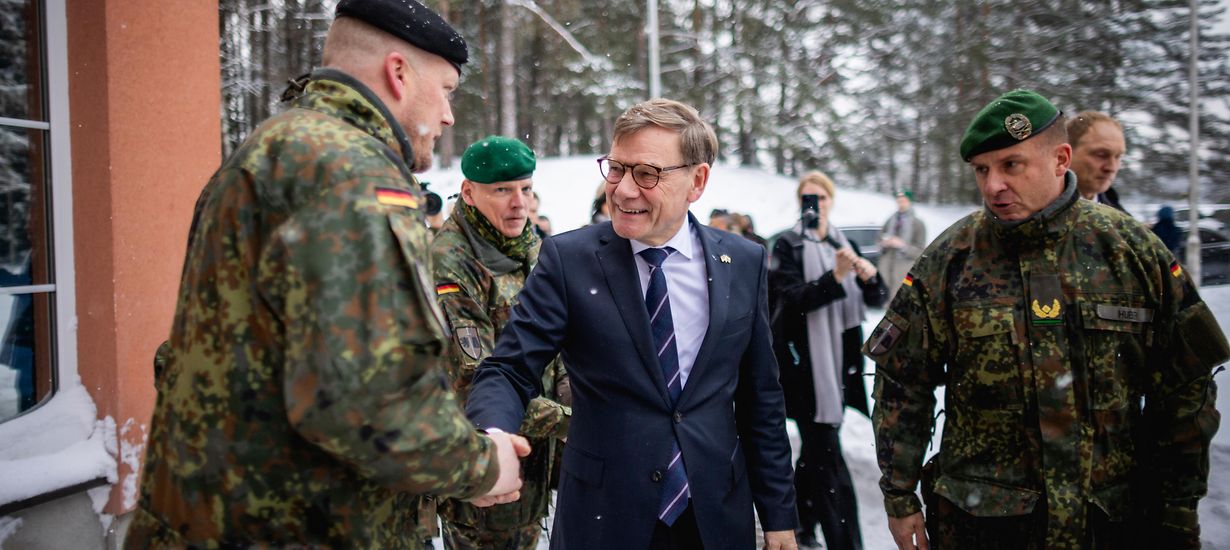 Foreign Minister Wadephul travelled to Lithuania on 5 January. Read on to find out how we are jointly protecting Europe and doing our utmost to support Ukraine.