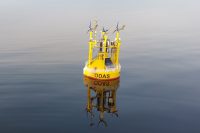 © Fraunhofer IWES/Loïs Legendre The Fraunhofer IWES Stage 3+ Wind Lidar Bouy on site in Liivi Bay