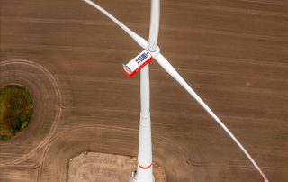 Windenergieanlagen Nordex N175/6.X für WNE-Projekte im Kreis Höxter, Nordrhein-Westfalen; © Nordex SE