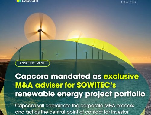 Capcora poprowadzi sprzedaż portfela projektów SOWITEC o mocy 32 GW